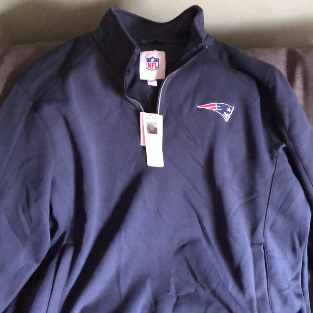 patriots nfl zip up hoodie pullover